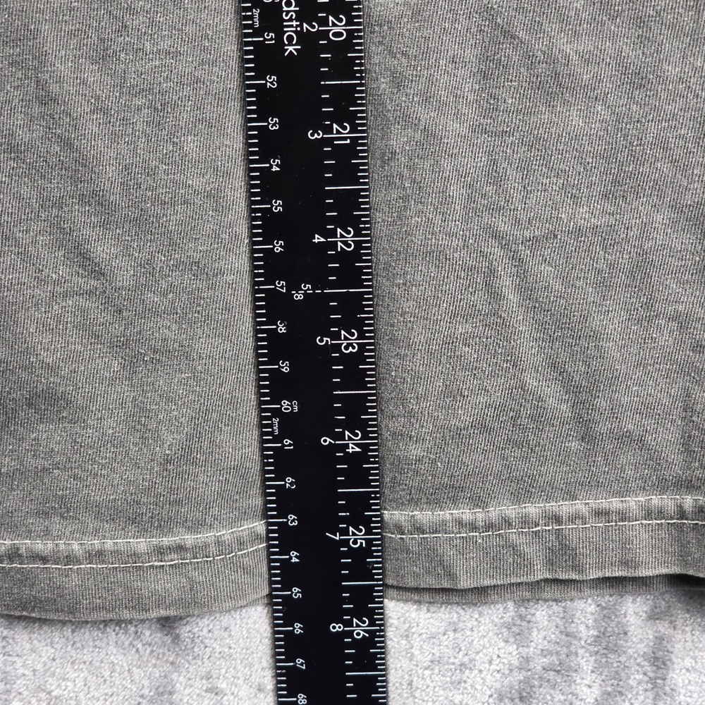 Comfort Colors Graphic Shirt Mens Medium Grey Mission Matthew 28:19 Long Sleeve - Picture 7 of 8